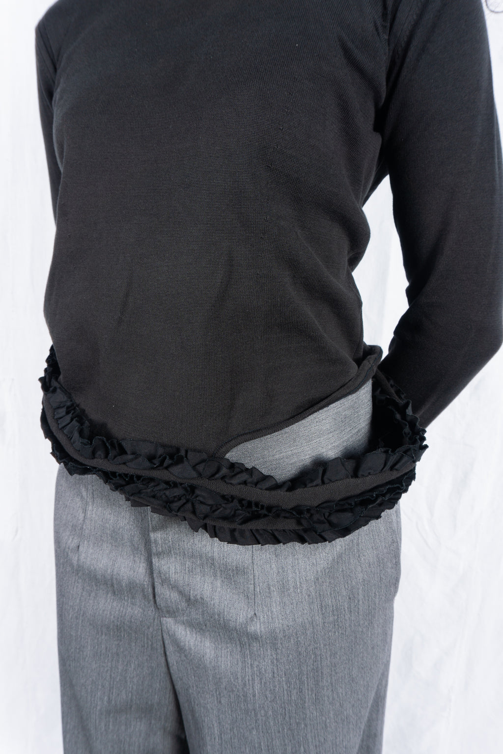 tricot Comme des Garçons 1999 cut knitwear – detail | Recente Studio