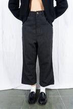 tricot Comme des Garçons AW11 wide pants – side view | Recente Studio
