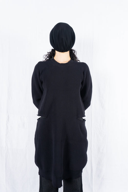 Comme des Garçons S/S 2019 cut-out knitwear – front view | Recente Studio