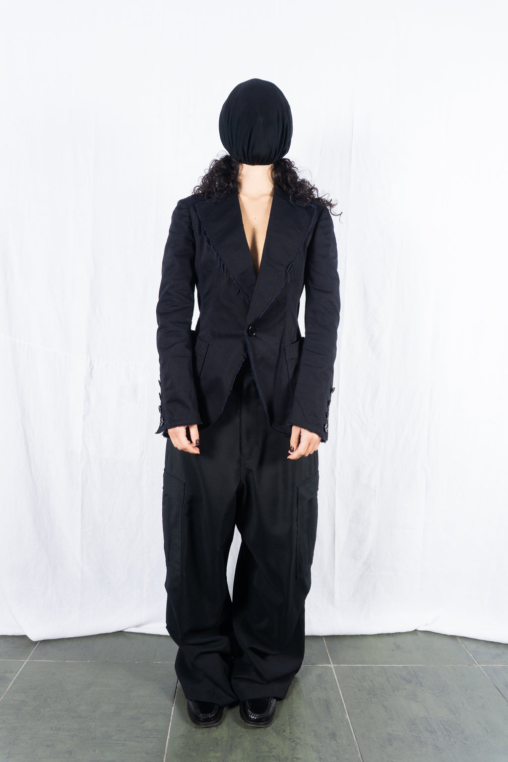 Junya Watanabe S/S 2004 fringed jacket – back view | Recente Studio