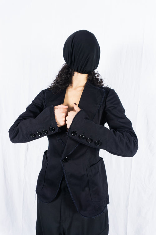 Junya Watanabe SS04 fringed jacket – side view | Recente Studio