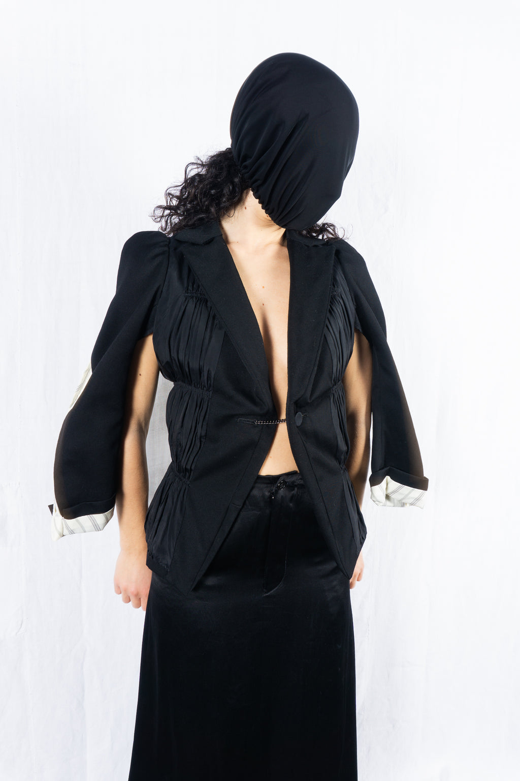 Junya Watanabe A/W 2006 deconstructed jacket – front view | Recente Studio