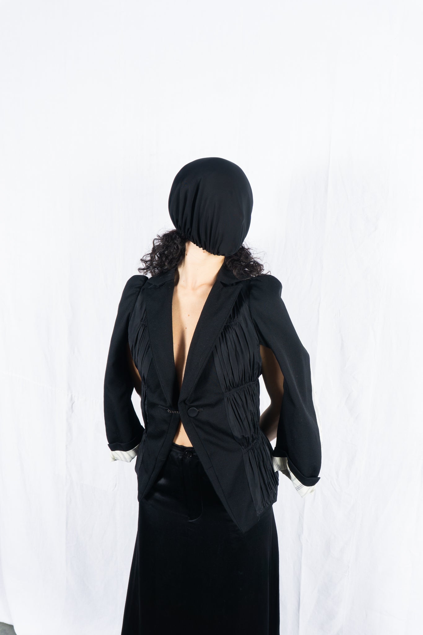 Junya Watanabe A/W 2006 deconstructed jacket – full length | Recente Studio