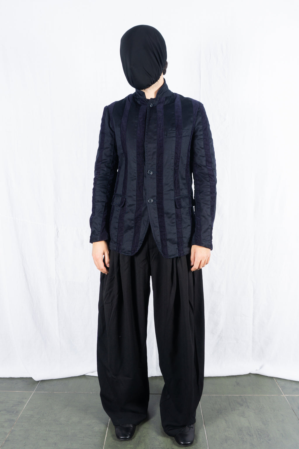Comme des Garçons Homme Plus S/S 2011 pinstriped jacket – back view | Recente Studio
