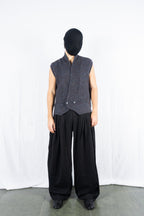 Issey Miyake Men 1980s knit waistcoat – front view | Recente Studio