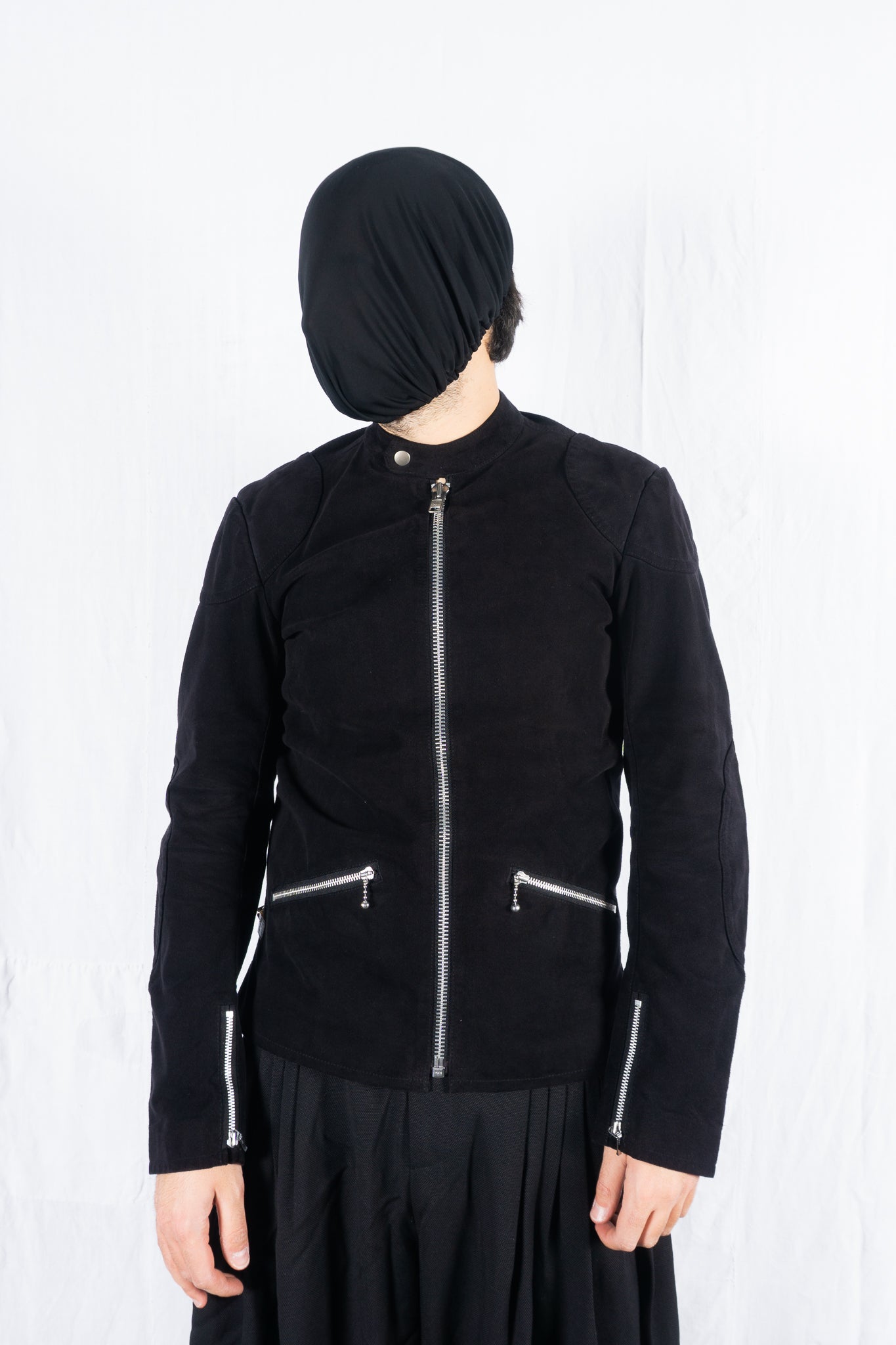 Junya Watanabe Man S/S 2007 biker jacket – front view | Recente Studio
