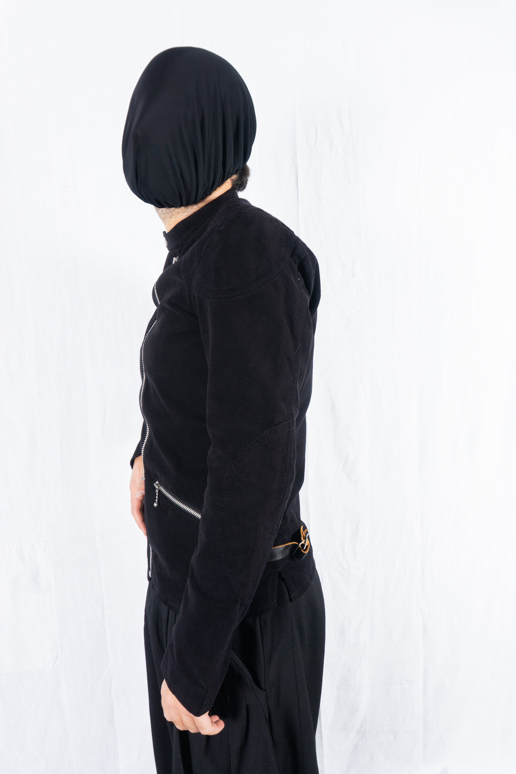 Junya Watanabe Man SS07 biker jacket – collar detail | Recente Studio