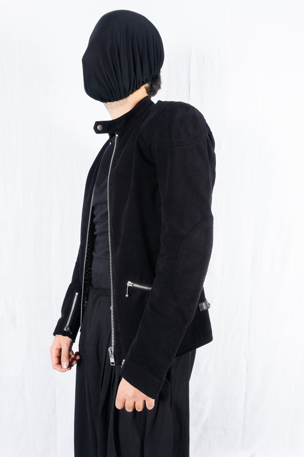Junya Watanabe Man S/S 2007 biker jacket – open front | Recente Studio