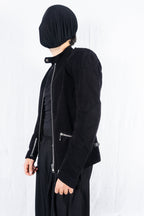 Junya Watanabe Man S/S 2007 biker jacket – open front | Recente Studio