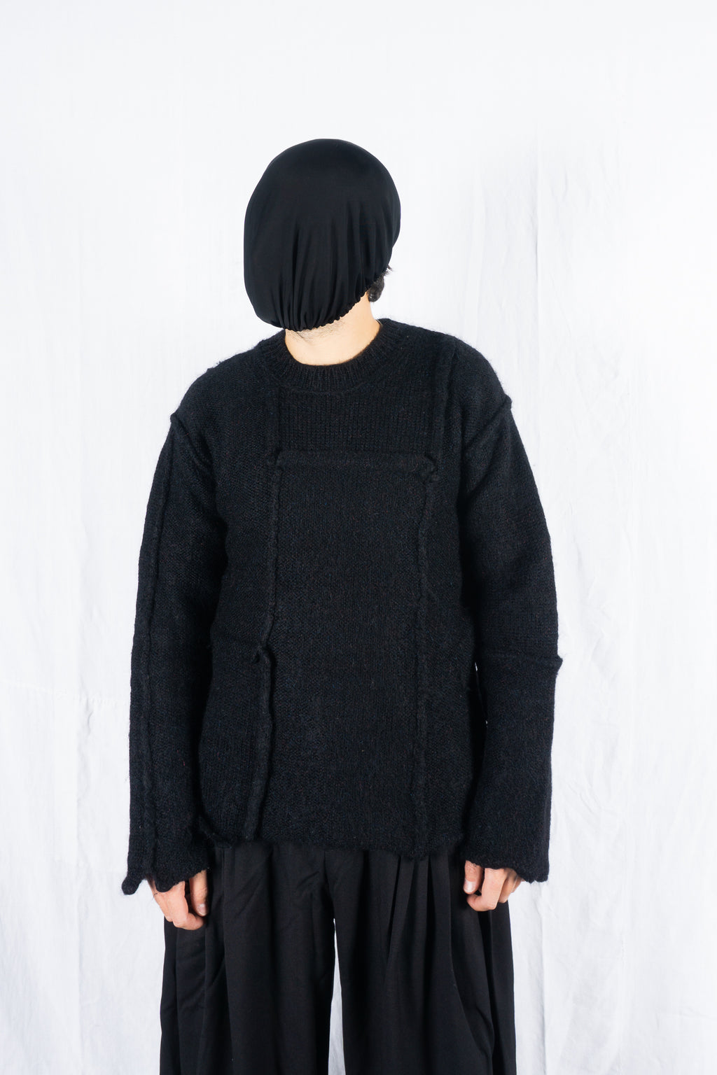 Yohji Yamamoto Pour Homme A/W 2010 deconstructed sweater – front view | Recente Studio