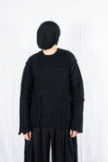 Yohji Yamamoto Pour Homme A/W 2010 deconstructed sweater – front view | Recente Studio