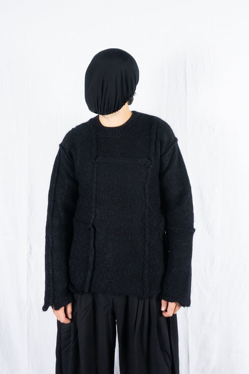 Yohji Yamamoto Pour Homme A/W 2010 deconstructed sweater – front view | Recente Studio