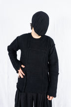 Yohji Yamamoto Pour Homme AW10 deconstructed sweater – side view | Recente Studio