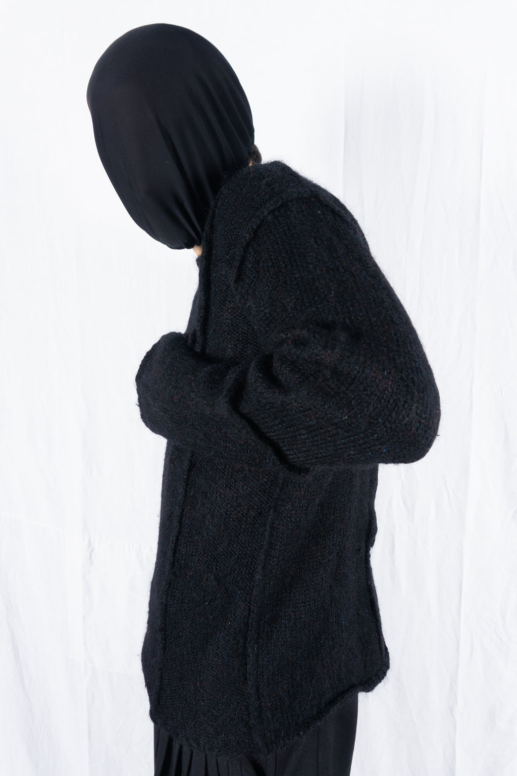 Yohji Yamamoto Pour Homme A/W 2010 deconstructed sweater – open view | Recente Studio
