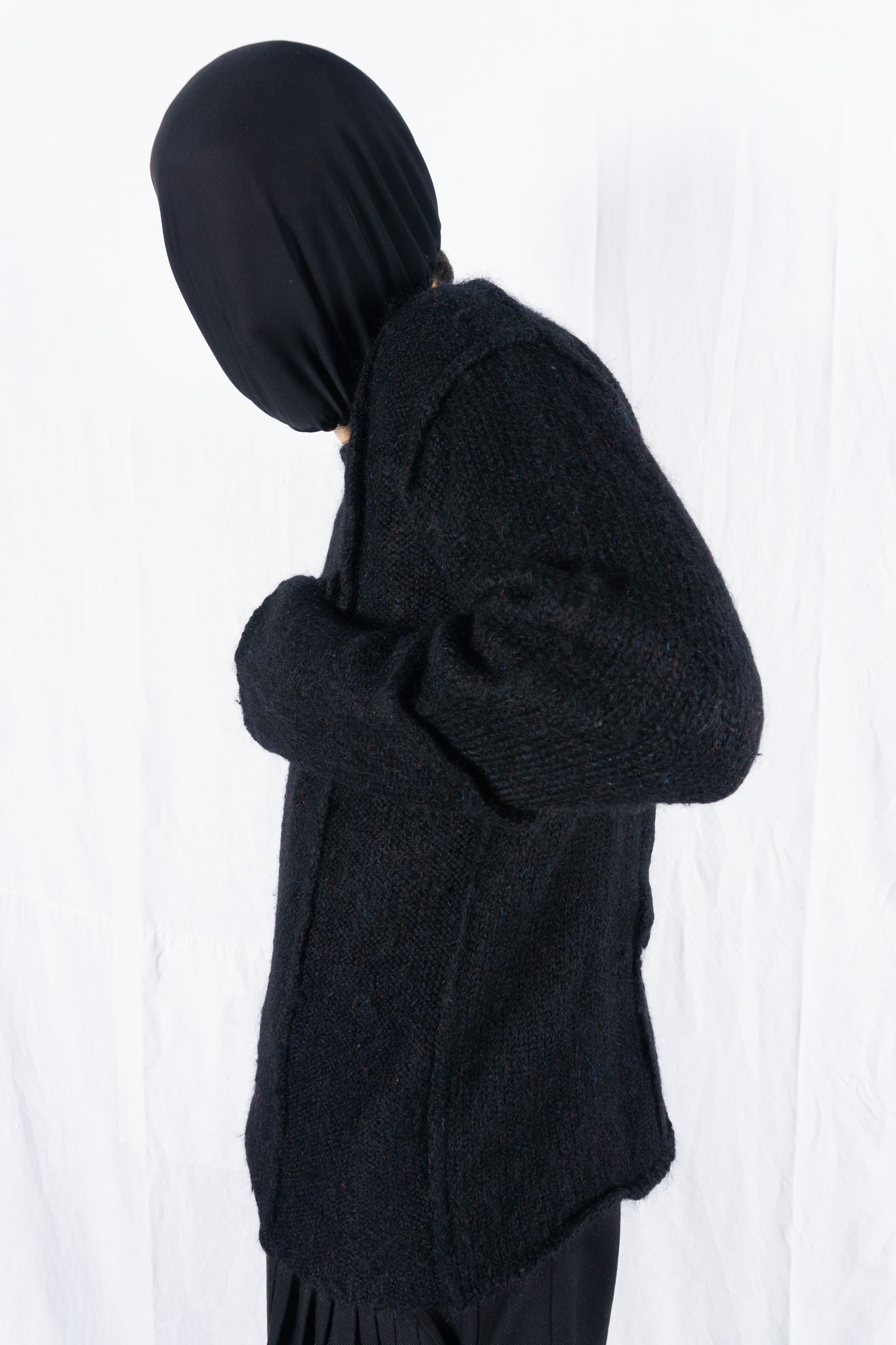 Yohji Yamamoto Pour Homme A/W 2010 deconstructed sweater – open view | Recente Studio