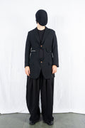 Comme des Garçons Homme Plus S/S 2020 long deconstructed jacket – front view | Recente Studio