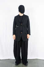 Comme des Garçons Homme Plus S/S 2020 long deconstructed jacket – front view | Recente Studio