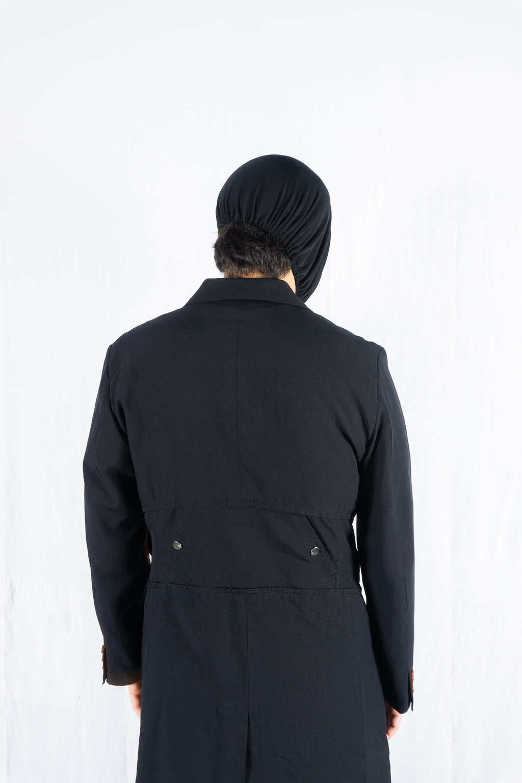 Comme des Garçons Homme Plus SS20 long deconstructed jacket – full length | Recente Studio