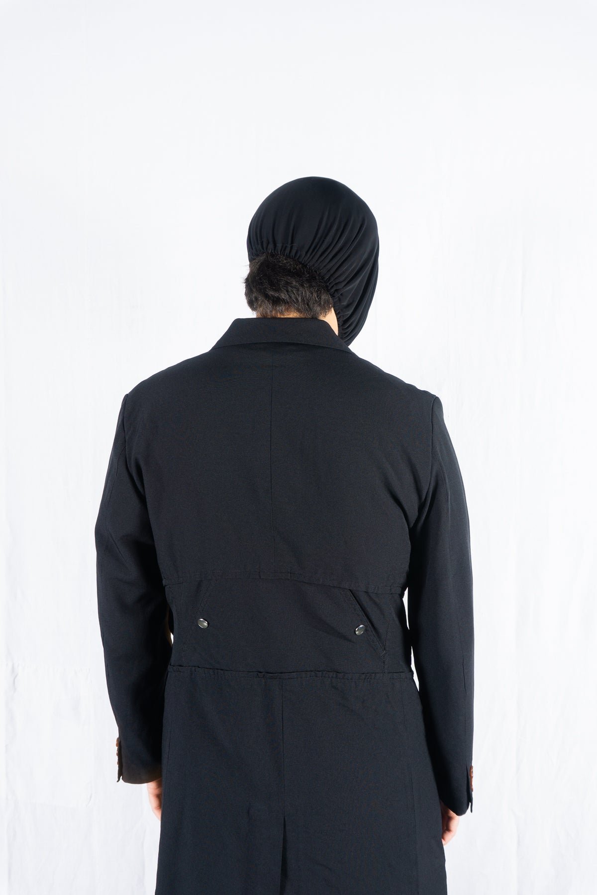 Comme des Garçons Homme Plus SS20 long deconstructed jacket – full length | Recente Studio