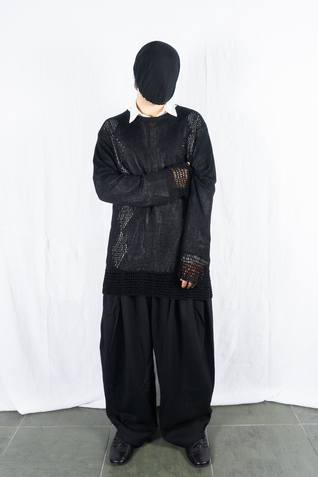 Yohji Yamamoto Pour Homme S/S 2004 long knit – front view | Recente Studio
