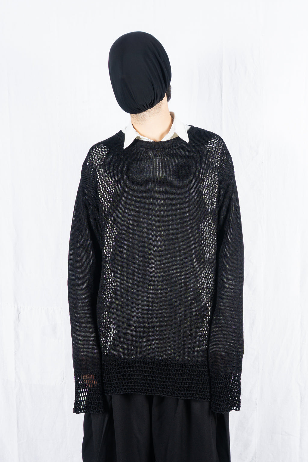 Yohji Yamamoto Pour Homme S/S 2004 long knit – side view | Recente Studio