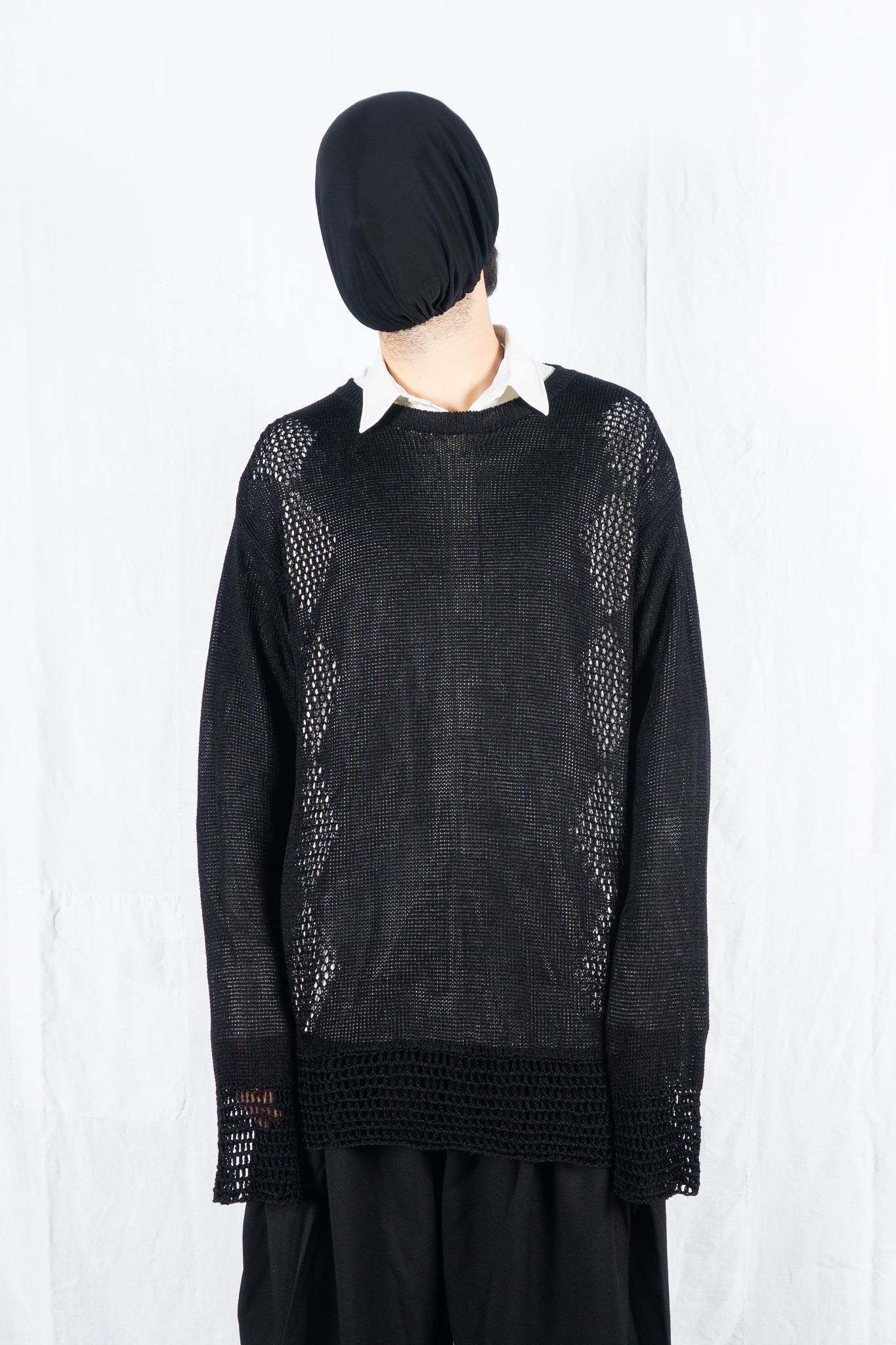 Yohji Yamamoto Pour Homme S/S 2004 long knit – side view | Recente Studio