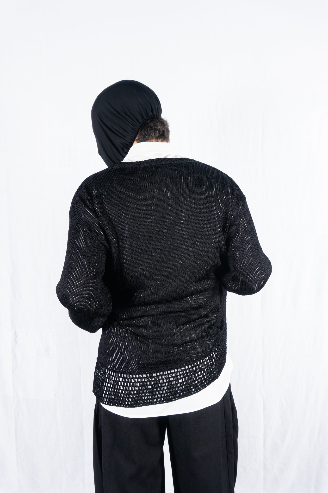 Yohji Yamamoto Pour Homme S/S 2004 long knit – texture detail | Recente Studio