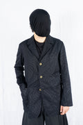 Comme des Garçons SHIRT 2010s acetate print jacket – front view | Recente Studio