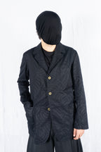 Comme des Garçons SHIRT 2010s acetate print jacket – front view | Recente Studio