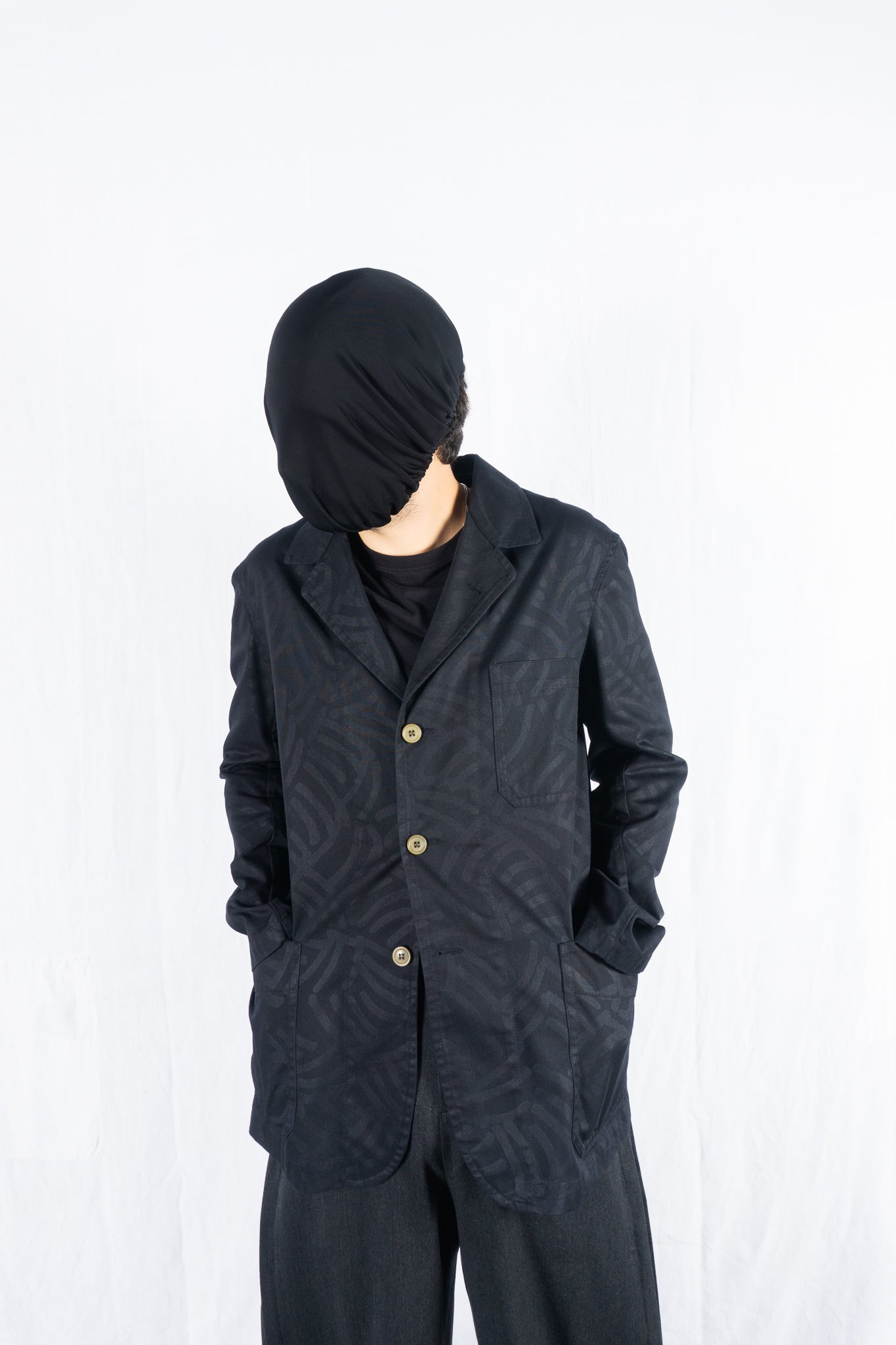 Comme des Garçons SHIRT 2010s acetate print jacket – print detail | Recente Studio