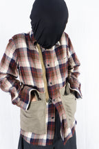 Junya Watanabe Man A/W 2006 checked military shirt – open view | Recente Studio