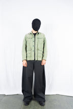 John Undercover 1960s–2014 military fatigue jacket – side view | Recente Studio