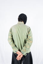 John Undercover 1960s–2014 military fatigue jacket – back view | Recente Studio