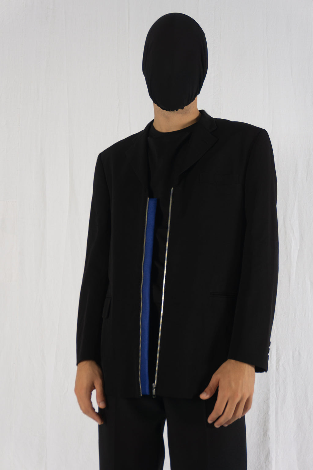 Comme des Garçons Homme A/W 1996 zip blazer – front view | Recente Studio