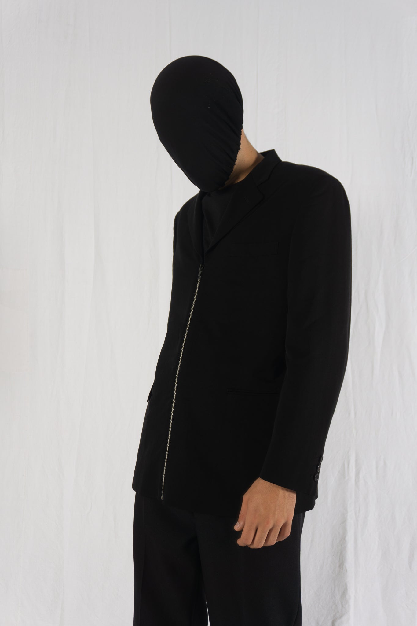 Comme des Garçons Homme AW96 zip blazer – back view | Recente Studio