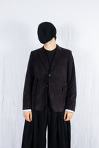 Maison Mihara Yasuhiro 2010s velvet jacket – open front | Recente Studio
