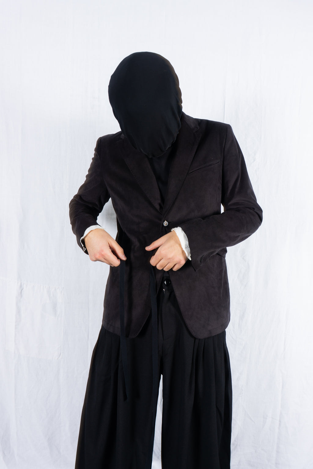 Maison Mihara Yasuhiro 2010s velvet jacket – full length | Recente Studio