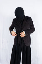 Maison Mihara Yasuhiro 2010s velvet jacket – full length | Recente Studio