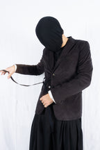 Maison Mihara Yasuhiro 2010s velvet jacket – side view | Recente Studio