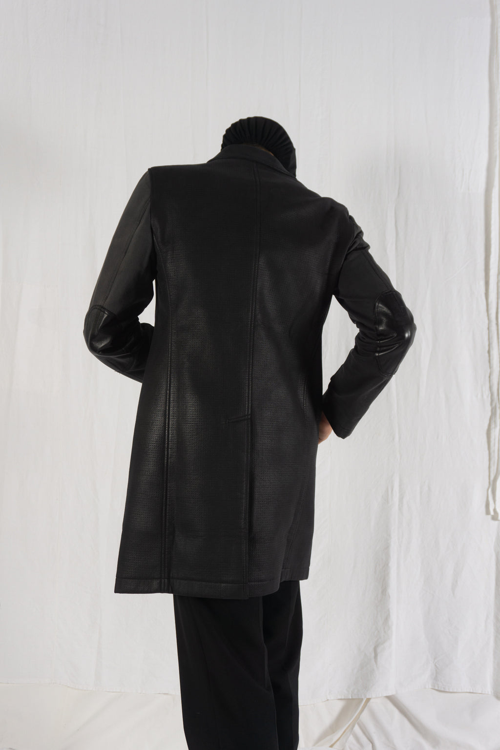Junya Watanabe Man A/W 2016 coat – leather detail | Recente Studio