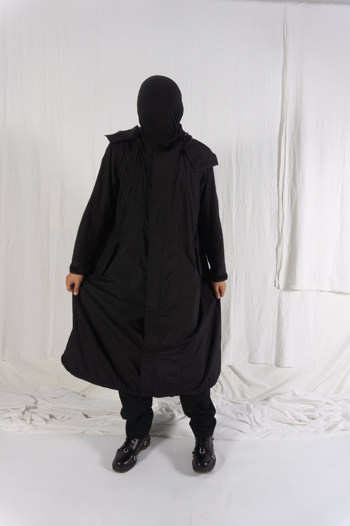 Issey Miyake Men SS06 parachute coat – close-up | Recente Studio