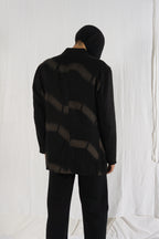 Issey Miyake Men SS12 striped jacket – detail view | Recente Studio