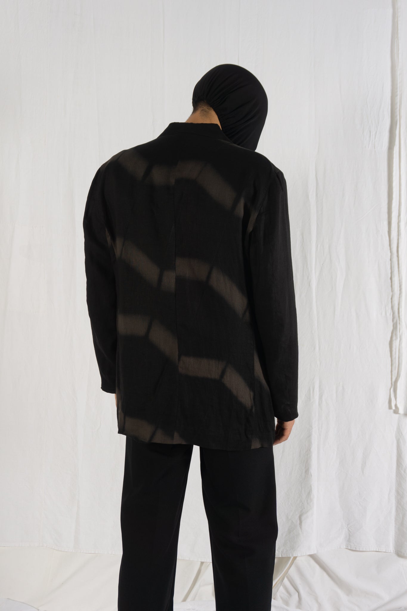Issey Miyake Men SS12 striped jacket – detail view | Recente Studio