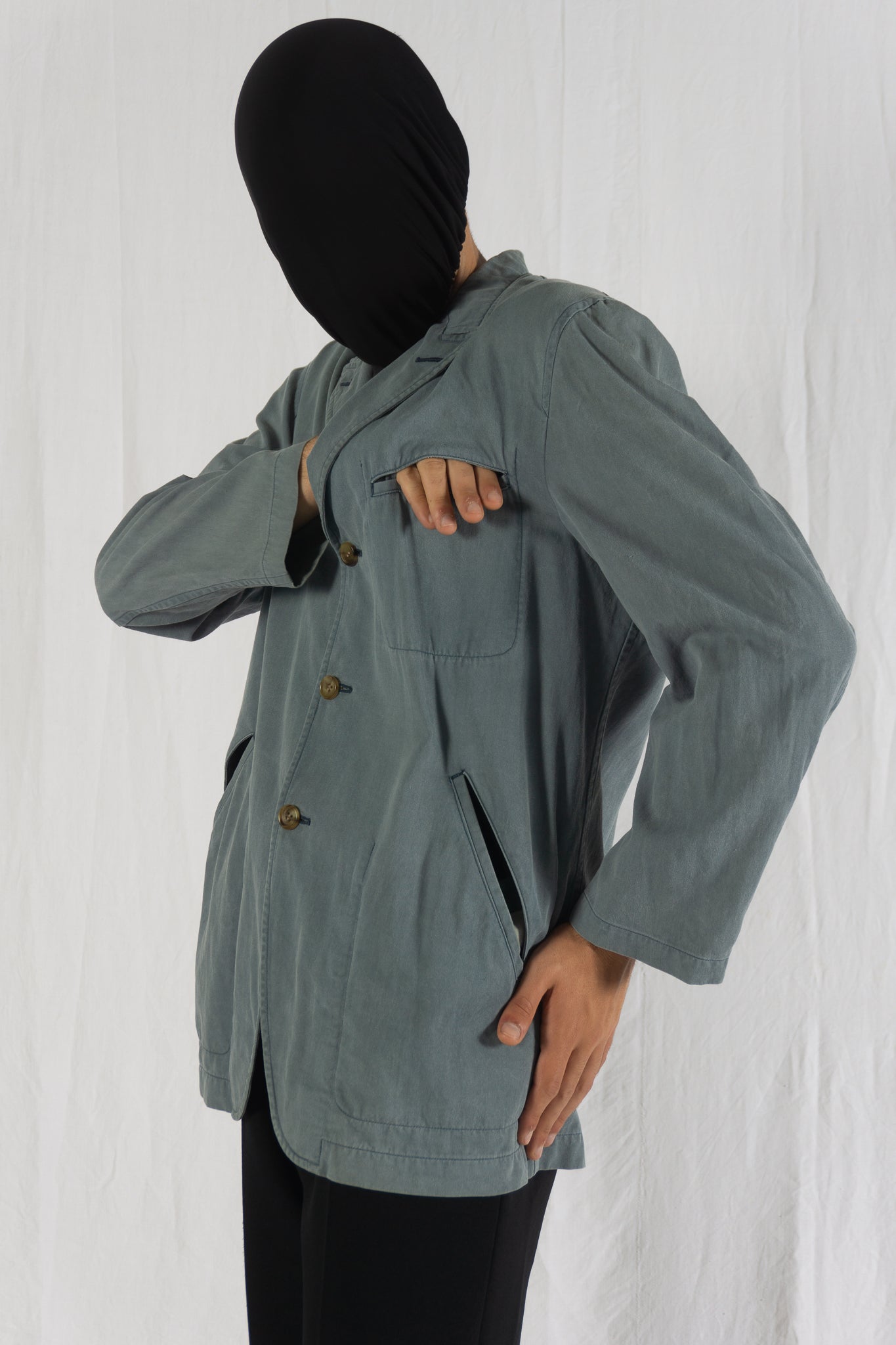 Comme des Garçons Homme Plus SS95 cut blazer – back view | Recente Studio