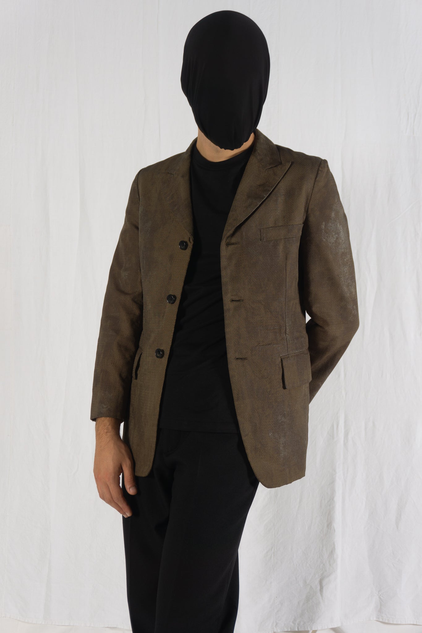 Comme des Garçons Homme Plus S/S 2003 3D nylon jacket – front view | Recente Studio
