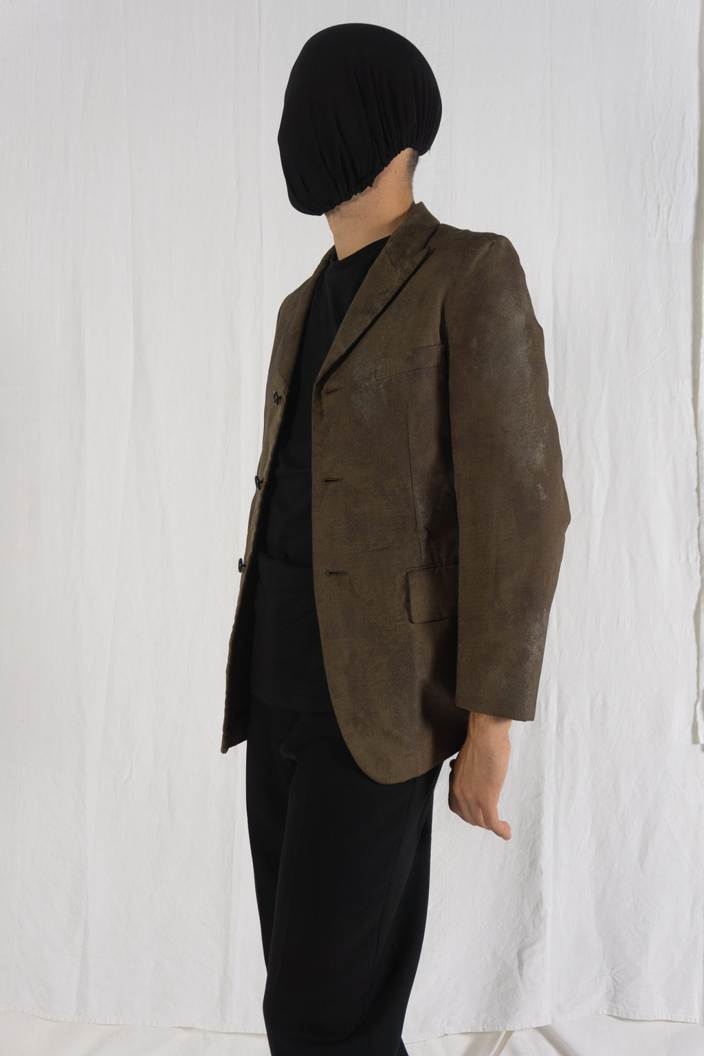Comme des Garçons Homme Plus S/S 2003 3D nylon jacket – side view | Recente Studio