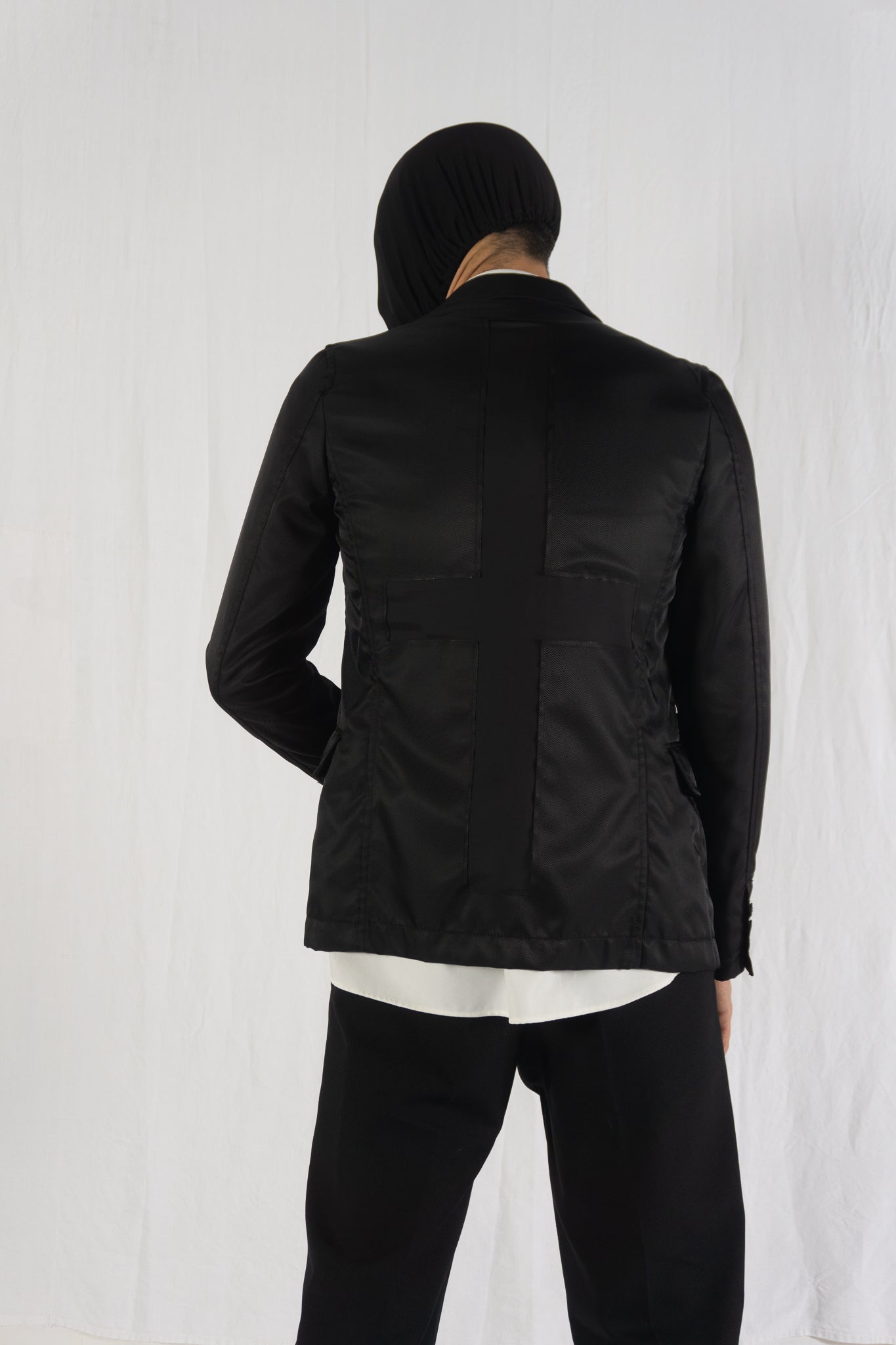 Comme des Garçons Homme Plus S/S 2011 transparent cross jacket – front view | Recente Studio