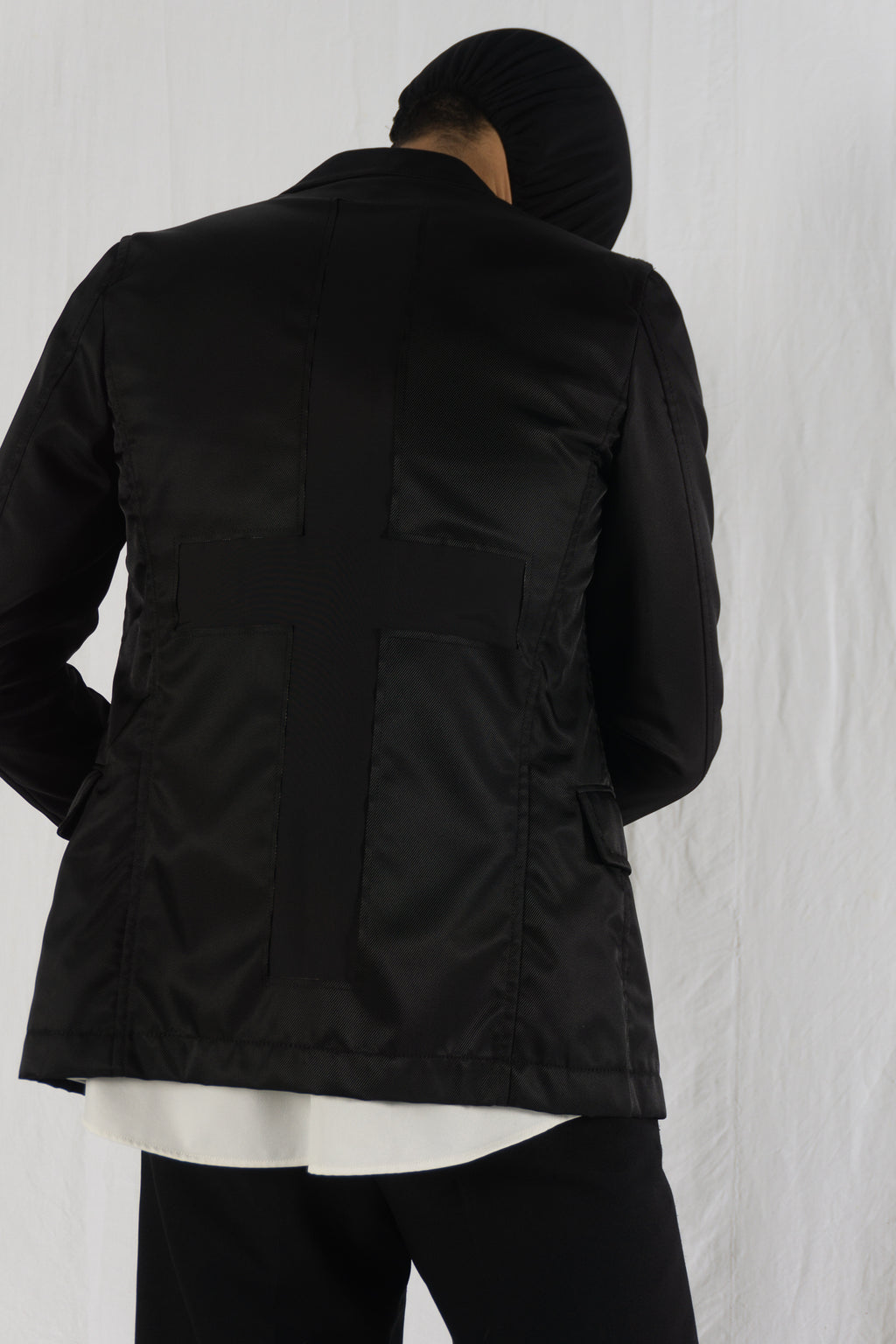 Comme des Garçons Homme Plus S/S 2011 transparent cross jacket – side view | Recente Studio