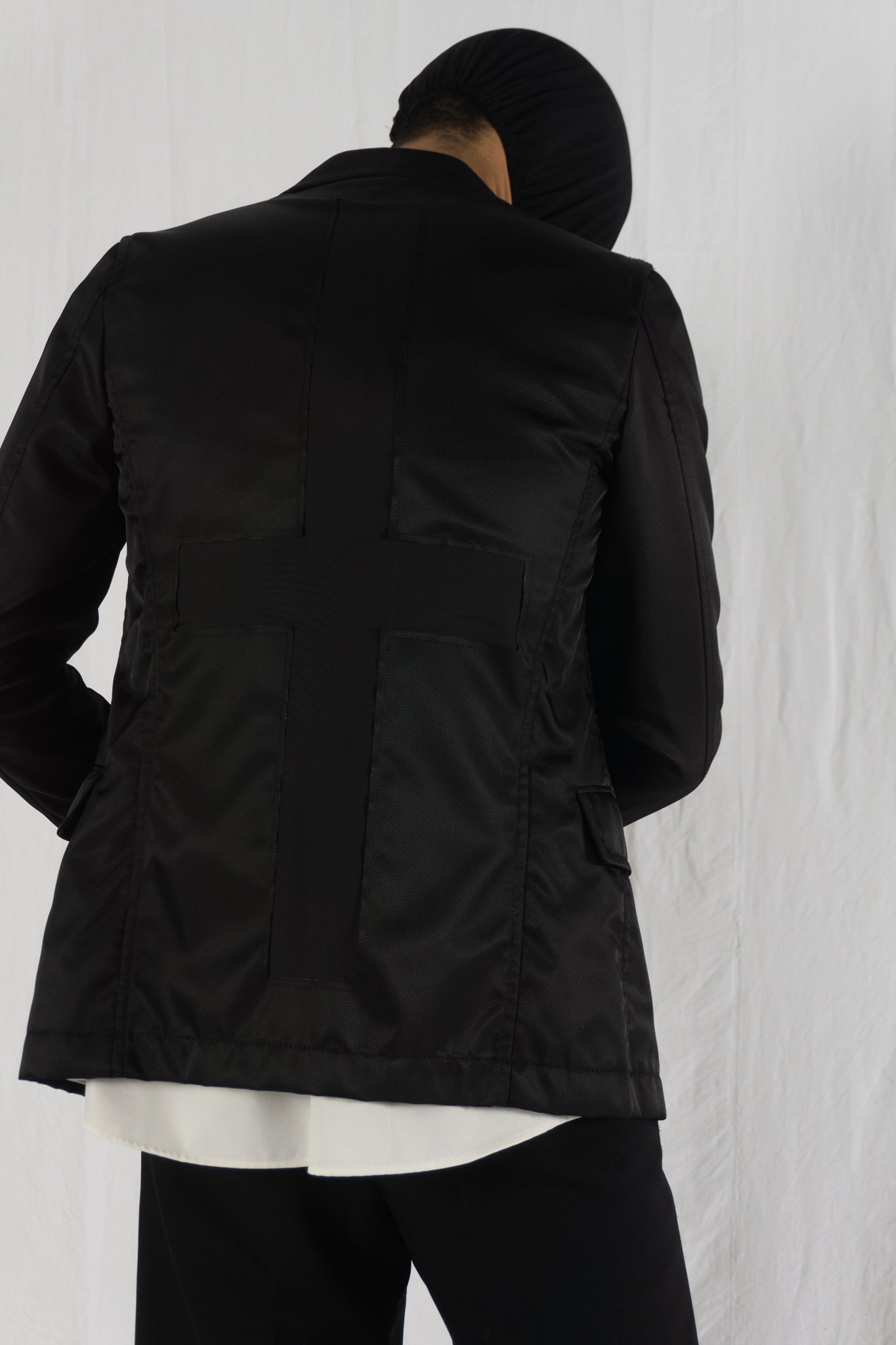 Comme des Garçons Homme Plus S/S 2011 transparent cross jacket – side view | Recente Studio
