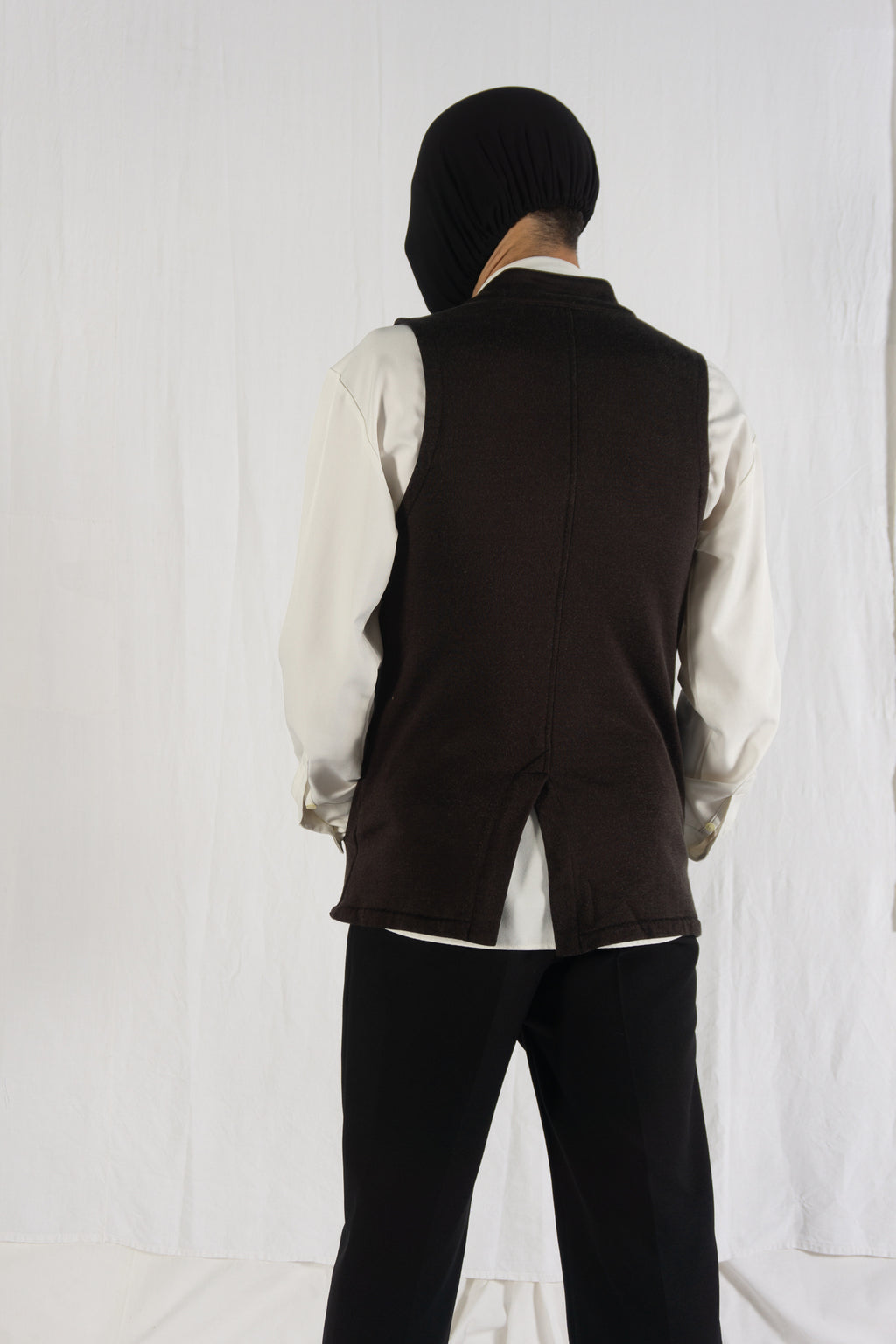 Kapital 2000s sweat vest – label detail | Recente Studio